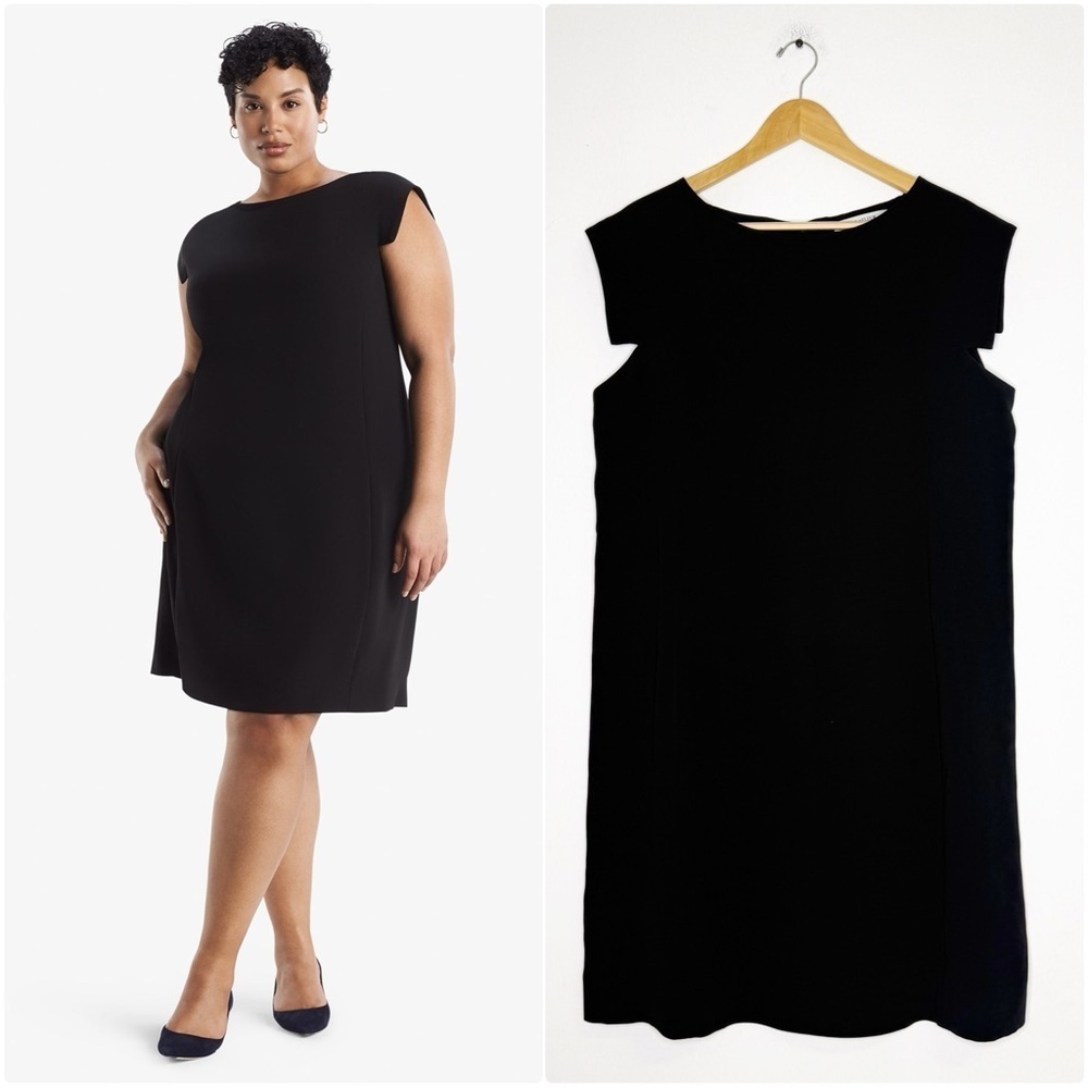 MM.LaFleur The Sarah Dress Black Knee Length Size 1X